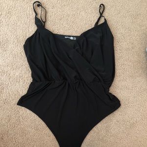 BooHoo Thong Tank Bodysuit